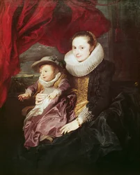 Portrait of a Woman and Child